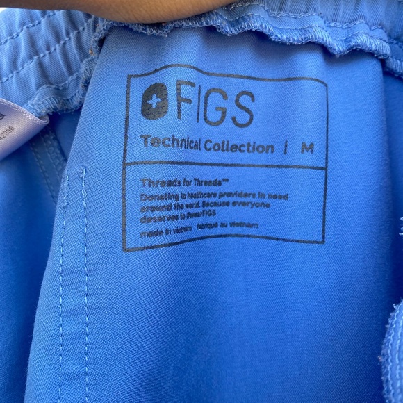 Ceil Blue Yola Regular Scrub Pants - Figs - Picture 9 of 9